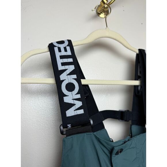 Montec Fawk Ski Snowboarding Pants Bib in Dark Atlantic and Black Men's Sz. S - Picture 9 of 12
